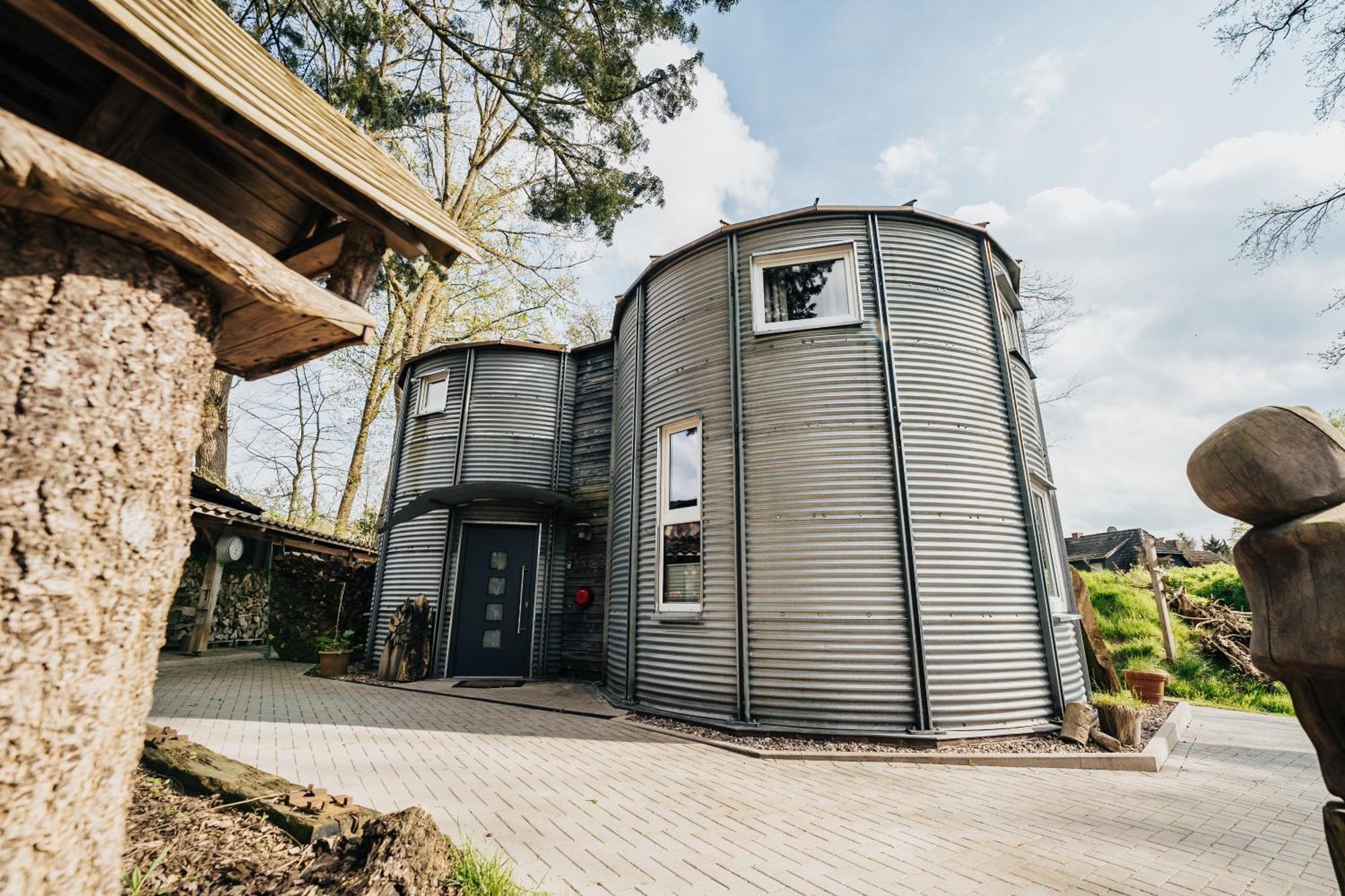 Ferienhaus Getreidesilo Schneverdingen Bagian luar foto