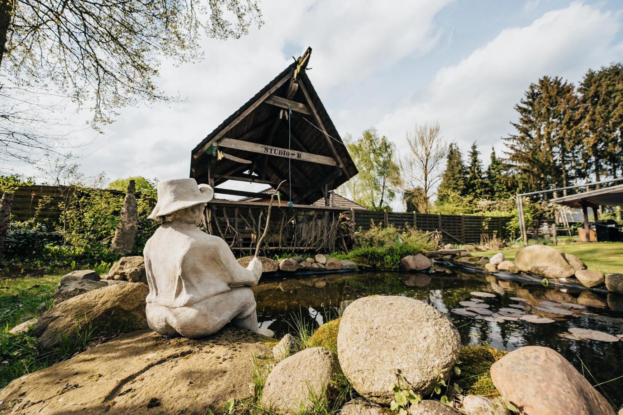 Ferienhaus Getreidesilo Schneverdingen Bagian luar foto
