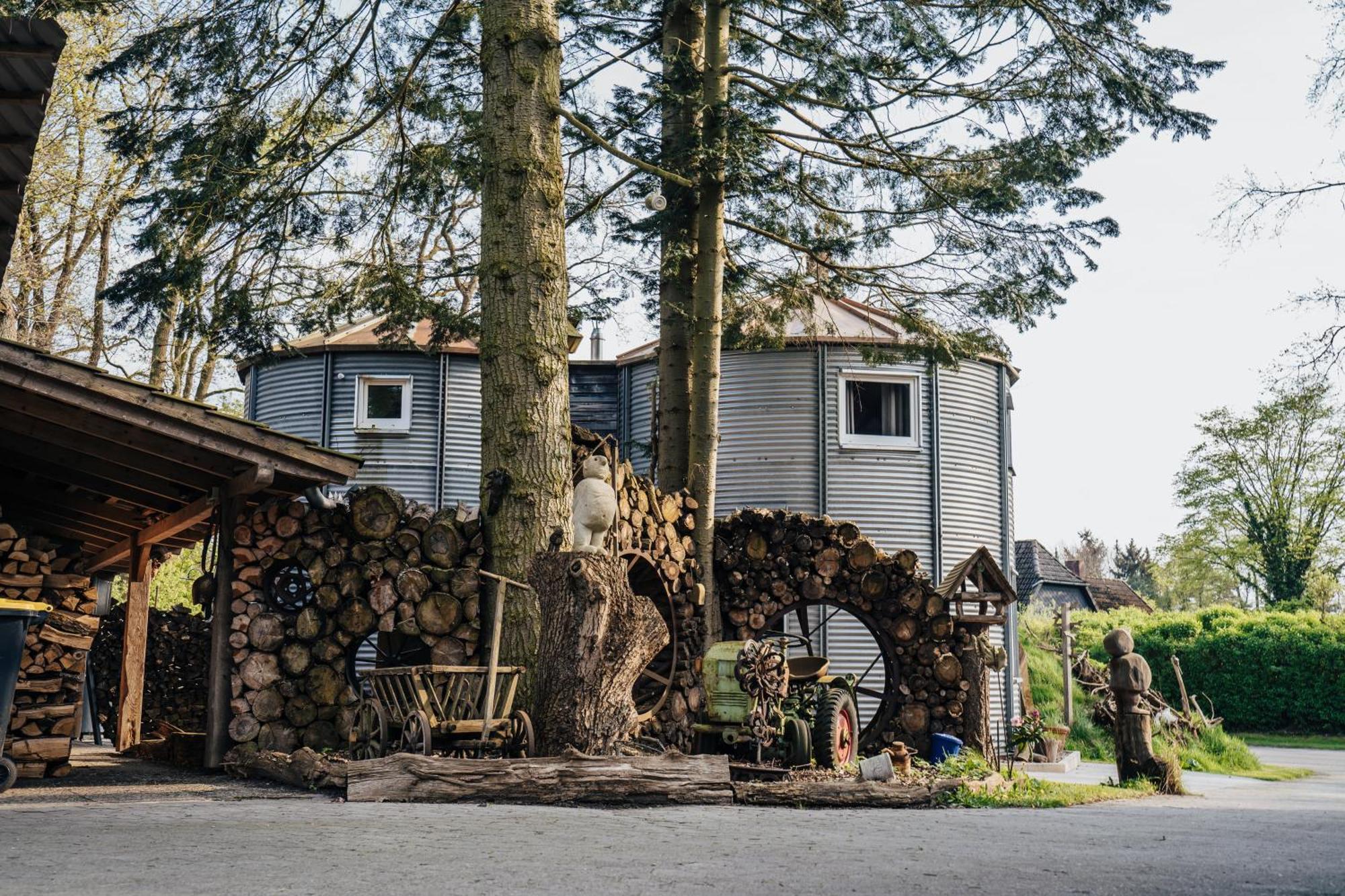 Ferienhaus Getreidesilo Schneverdingen Bagian luar foto
